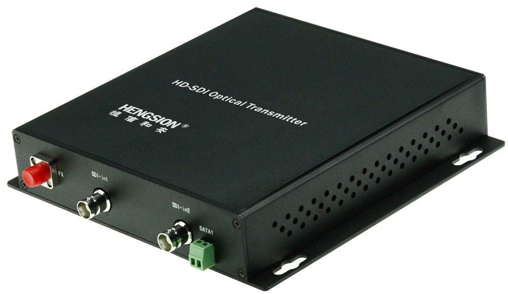 2 Ch fiber video converter 5VDC , 3G / HD SDI Optical Transceiver Network management function