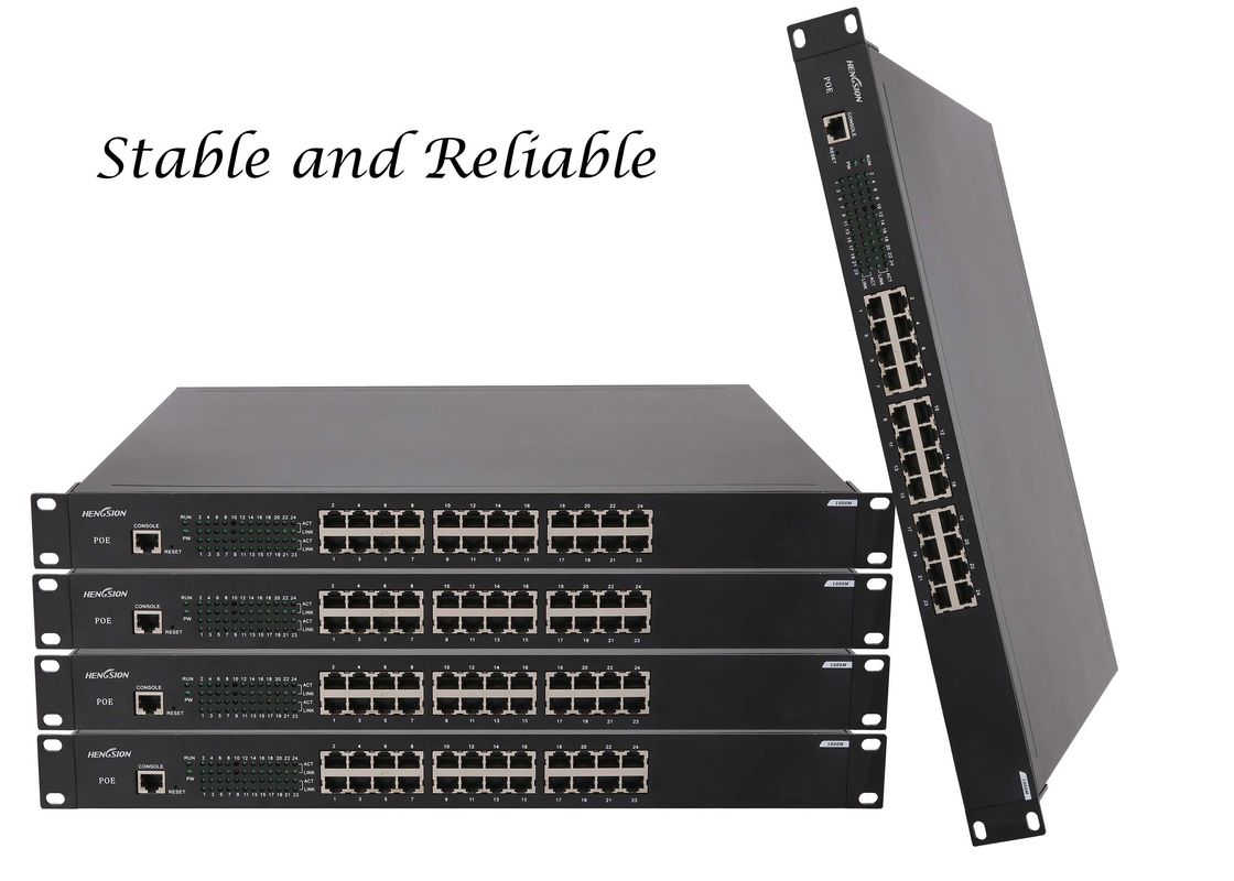 24 port managed poe switch 24 1000M TX POE port Switch Loop