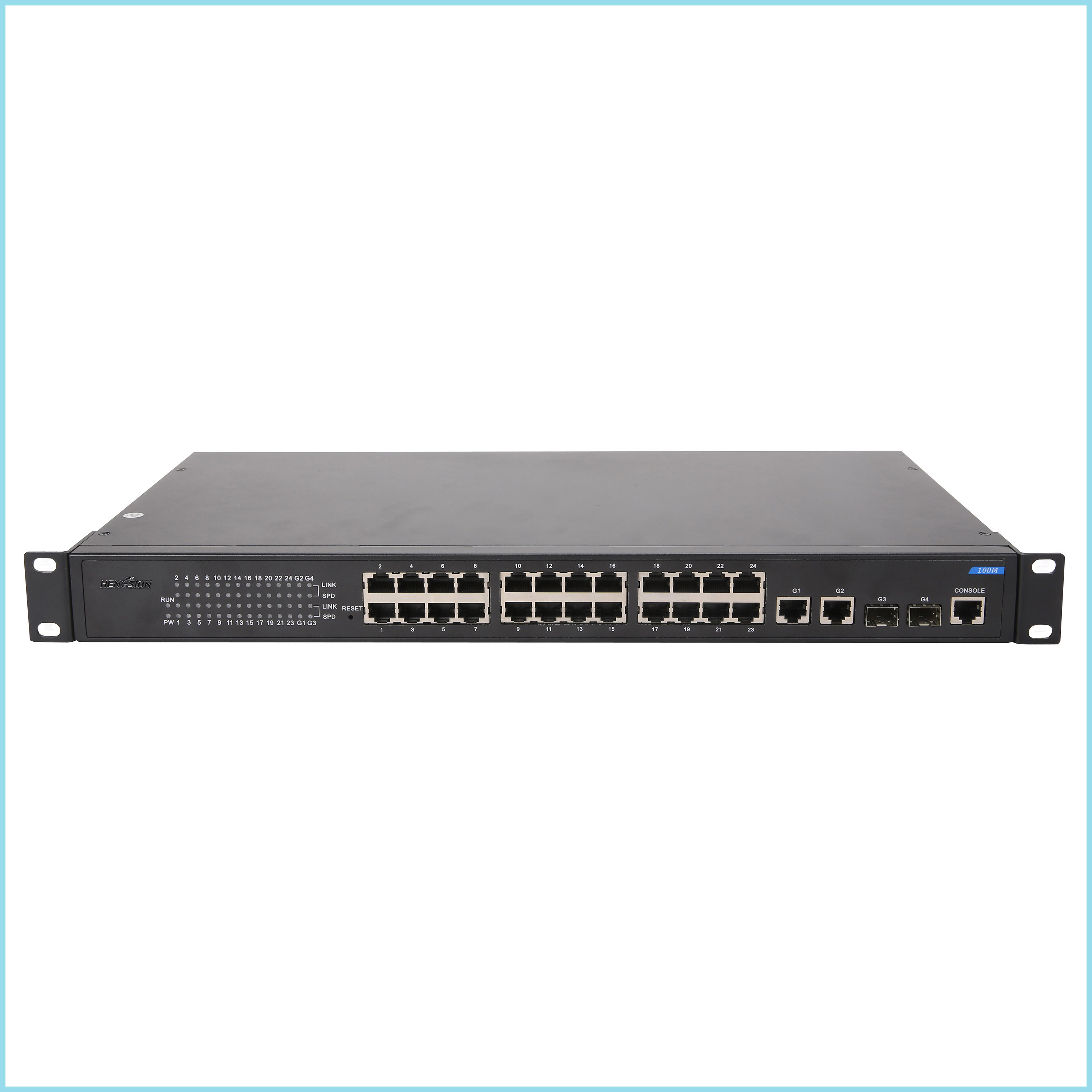 100 240VAC 24 port managed gigabit switch , network security switch
