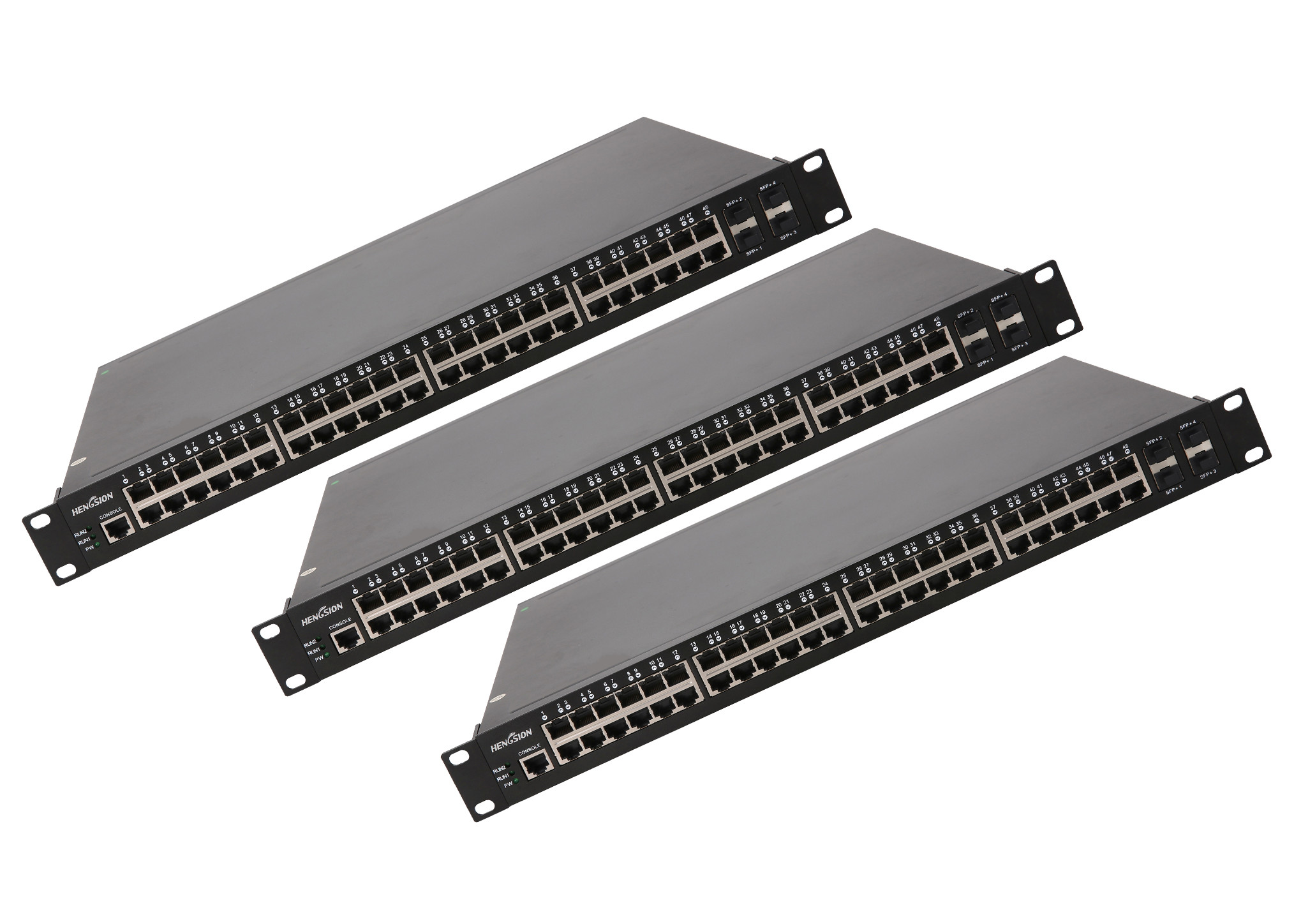 Full gigabit 48 port network switch 10 / 100 / 1000M , auto adaptive layer 2 gigabit switch
