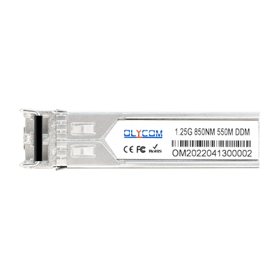 Industrial 1.25G SFP 1000Base-SX 850nm MMF Multimode 550m Duplex LC DDM For Outdoor