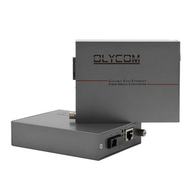 Single Mode Fiber To Copper Media Converter , 1.25Gb/S WDM Optical Fiber Converter