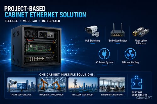 Latest company case about A Project-Based Cabinet Ethernet Solution
