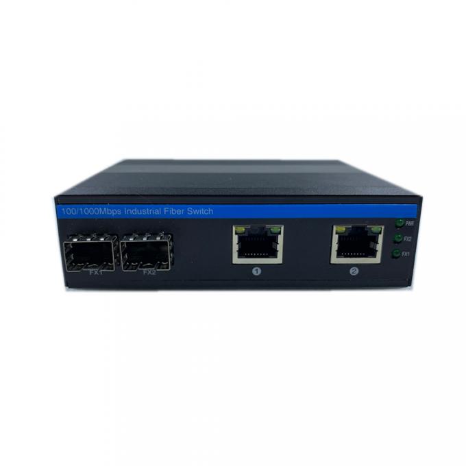 Din Rail Mount DC52V Industrial Unmanaged POE Switch Gigabit For Ip Camera