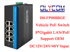 Olycom 8-Port Gigabit Vehicle PoE Switch