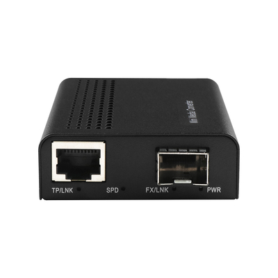 Quality  1G 10G Unmanaged Copper SFP+ Fiber Ethernet Media Converter DC12V With DIP factory