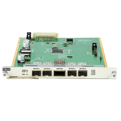 Quality  100G Optical TMUX Card 4×SFP28 Uplink to 1×QSFP28 Non-Coherent Multiplexing factory