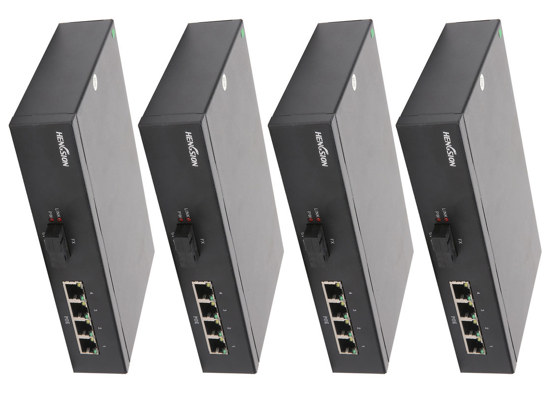 15.4W 5 port Gigabit POE Switch 100 - 240VAC Power Input wall mount ...