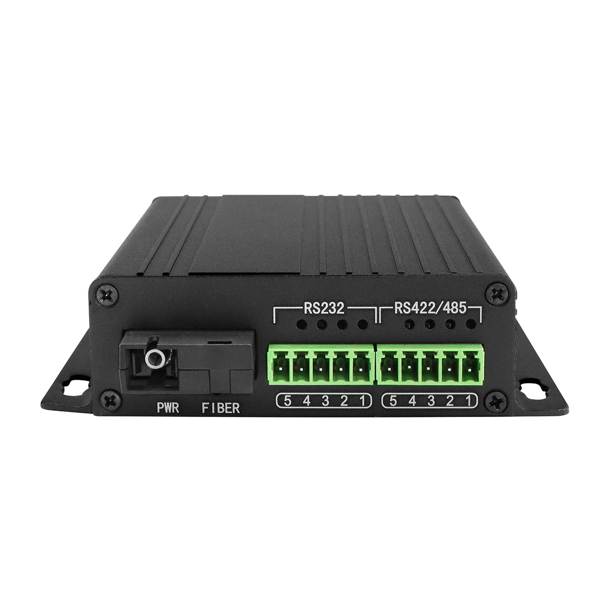Serial Fiber Media Converter RS485 RS422 RS232 SC 20km For RTU HOST SCADA