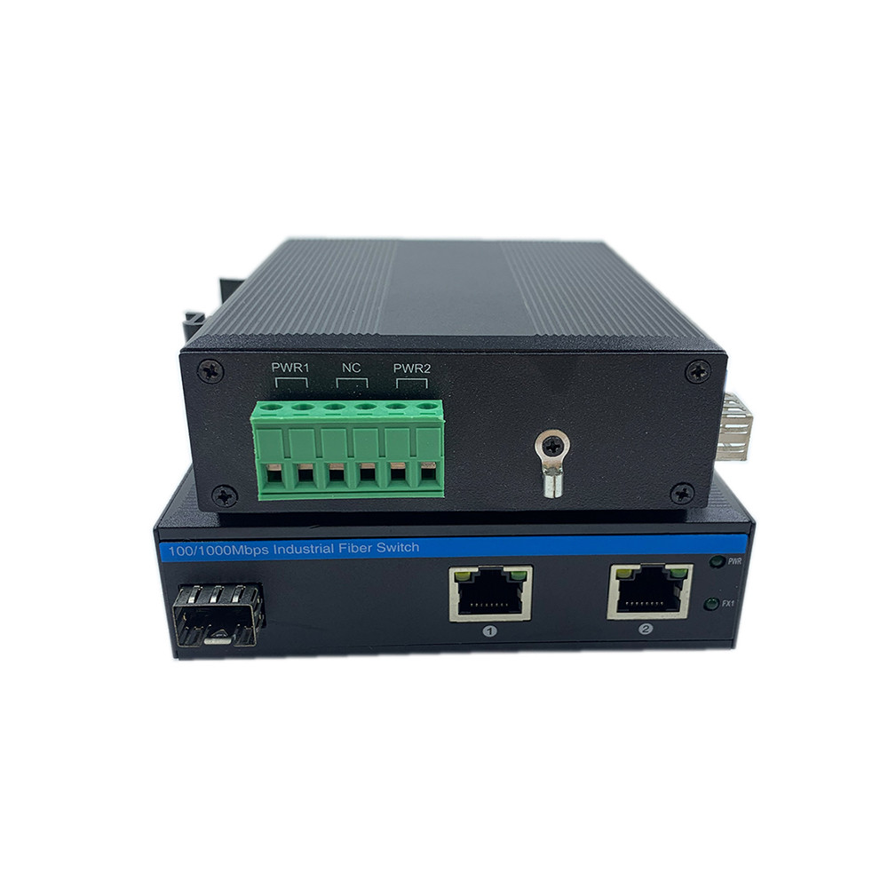 Industrial Grade Network Switch 10/100m 1 Sfp 2 Rj45 Unmanaged Network Switch IP40 DC 936V