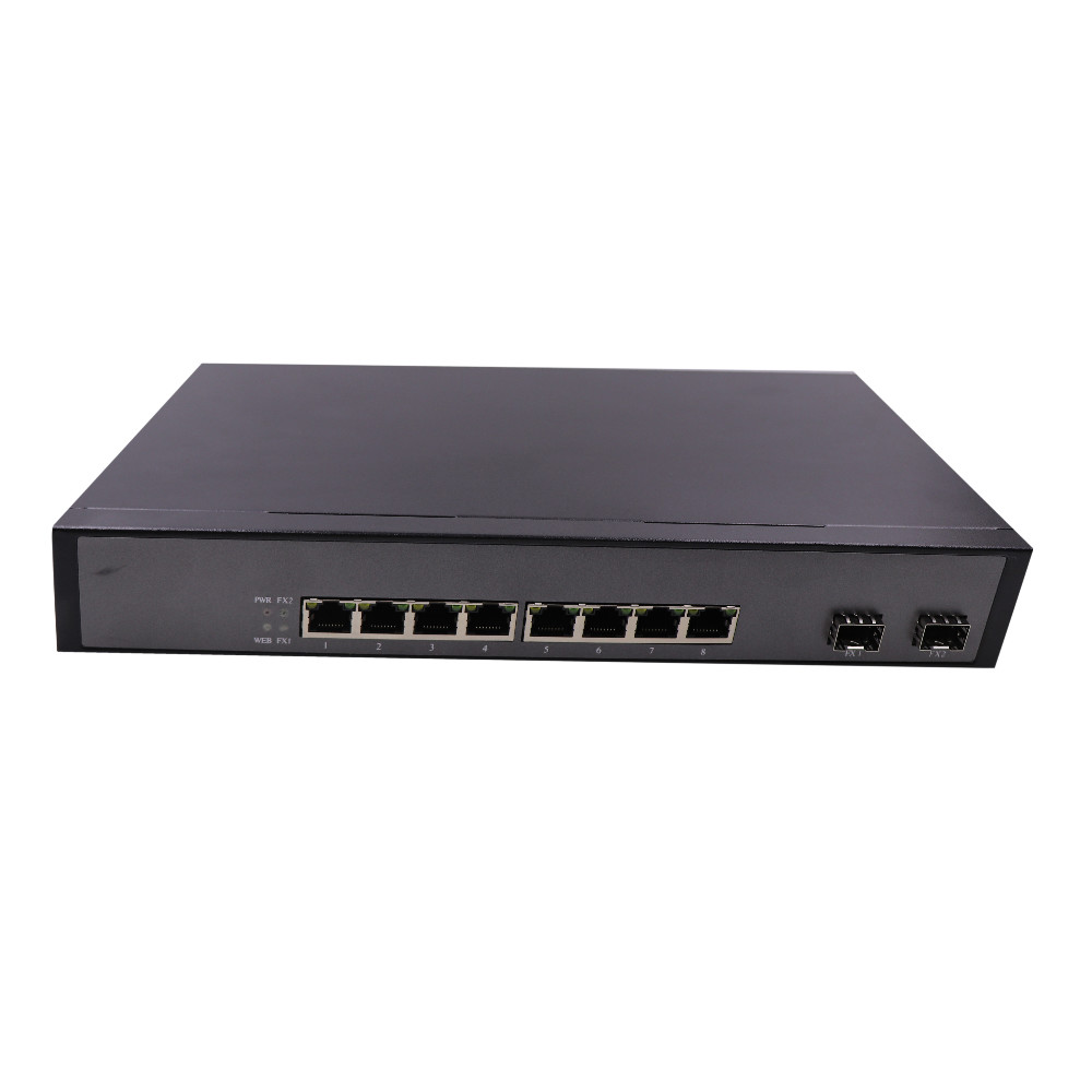 CE Gigabit Unmanaged 8 Port Fiber Optic Switch With Internal