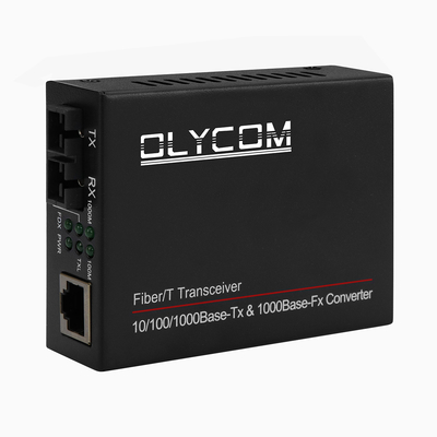 500m 850nm Multimode Dual Fiber Media Converter 10 / 100 / 1000M Network Ethernet