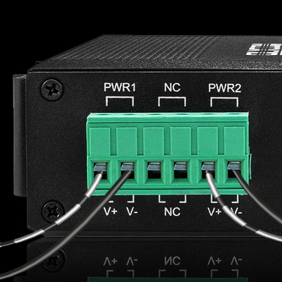 10 / 100Mbps SFP Cage Fiber Media Converter Din Rail Type Industrial Level Mini Size