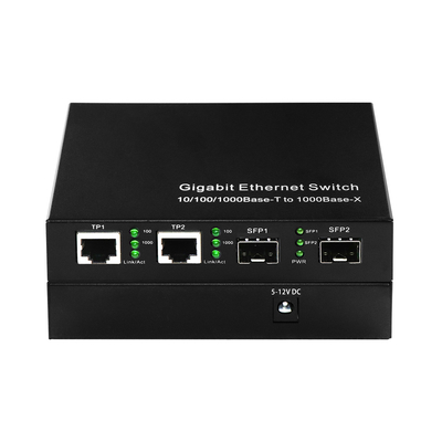 4 Port Sfp Unmanaged Gigabit Commercial Ethernet Fiber Optic Switch