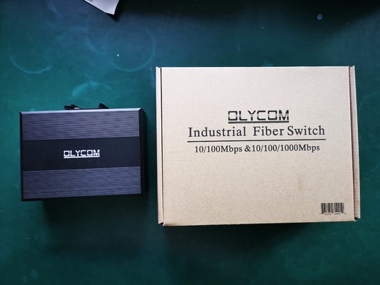 OLYCOM Managed Switch Poe Giabit Ethernet 8 Port RJ45 with POE+ 4 Port SFP Din Rail IP40 Vlan QoS STP/RSTP for Outdoor