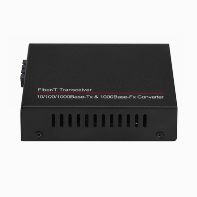 1G Unmanaged SFP Fiber Optic Ethernet Converter Mini Size Black DC5V