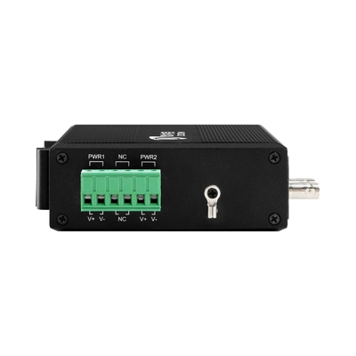 Mini Rugged Unmanaged Media Converter Gigabit ST Fiber 30km Dual DC12V