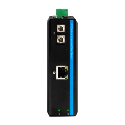 30W Industrial PoE Media Converter 100M/1000M SFP Slot Unmanaged Gigabit Ethernet