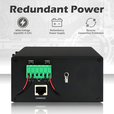 16 Port Industrial Smart Managed Fiber Switch 1G/2.5G Fiber ERPS STP MSTP RSTP