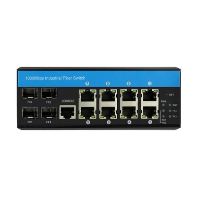 2.5G Lite Layer 3 Ring Managed Ethernet Switch 12 Port ERPS RSTP Din Rail Mounted