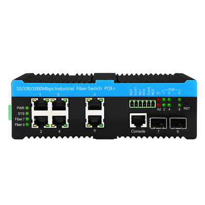 8 Port 802.3bt PoE++ SFP Managed Switch 1G/2.5G POE Af/At/Bt Compliant