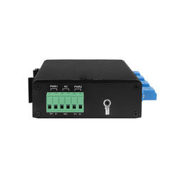 D2*2B Industrial Fiber Bypass Switch LC Connector Singlemode DC24v For Protection