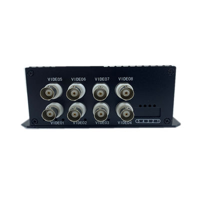 8ch Port 1080p AHD CVI TVI Fiber Optical HD Video Converter with 20km Transmission BNC Extender