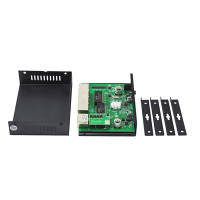 4 Port Gigabit PoE Extender Commercial Grade 60W PD Uplink For PoE IP Cameras