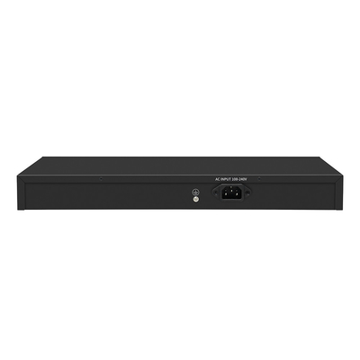 16 Port Gigabit Managed PoE Switch Commercial 1U Rack 300W With 2 SFP/RJ45 Uplink