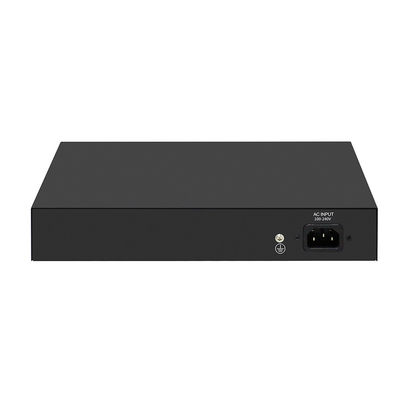 8 Port PoE VLAN Managed Switch Gigabit Fiber Ethernet Realtek Chip 120W Budget AC Input