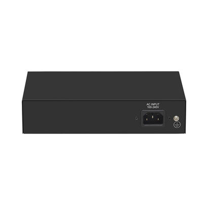 6 Port Gigabit PoE Switch 250 Meter Extension VLAN 60W Power Budget 220V Input