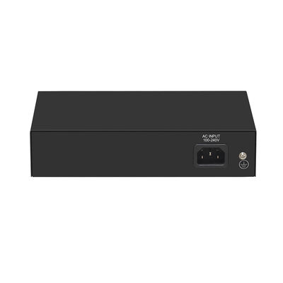 4 Port Gigabit Fiber Switch PoE Af/At 60W With 1 SFP/Copper Uplink Commercial Grade CE