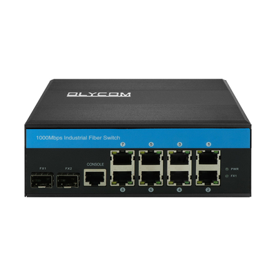 10port Gigabit 10/100/1000mbps L2 Managed POE Switch With 2 Sfp For Outdoor