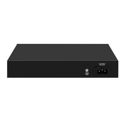 16 Port PoE Switch 10/100M Ethernet With 2 SFP/RJ45 Uplink For CCTV Cameras 300W Budget