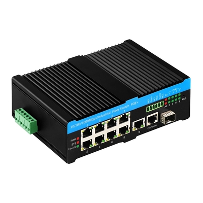 8 Port Ultra PoE L2 Managed Switch ERPS 2.5G Ring With 1SFP/RJ45 Uplink PoE Af/At/Bt