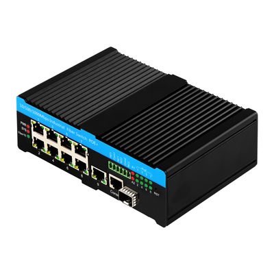 8 Port Ultra PoE L2 Managed Switch ERPS 2.5G Ring With 1*SFP/RJ45 Uplink PoE Af/At/Bt