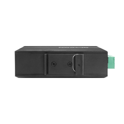 3 Port Gigabit Fiber Optic Media Converter 2KM-120KM 12v 24v Industrial Switch With SFP