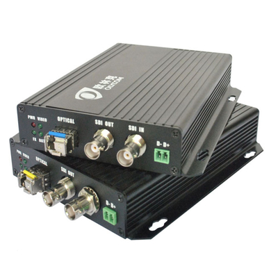 1 CH 3G SDI To LC Fiber Optic Converter Up To 20km SM Singer Fiber 3G SDI Extender