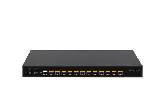 12 Port 10G fiber switch L3 Managed Switch 12* SFP+ Ports Fiber Optic Switch