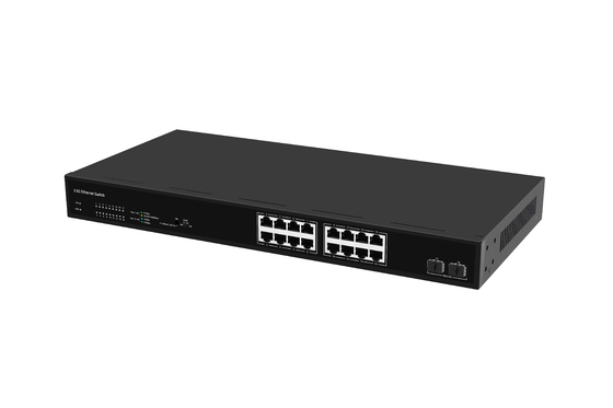 18 Port Desktop 2.5 Gigabit Unmanaged Switch With 16*2.5g RJ45+2*10G SFP