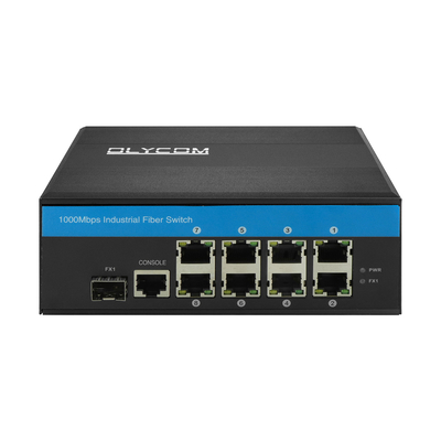 10 Port L2 Managed 10/100/1000Mbps Harden Ethernet Switch Optical Fiber Switch With Sfp