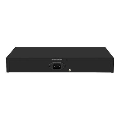 16 Port PoE Switch 250-Meter PoE Distance 10/100M Support VLAN Mode 300W Budget CE