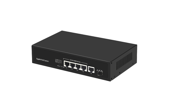 6 Port 10/100/1000mbps POE Fiber Switch With 4 Port Poe Ethernet Switch Manufacturer