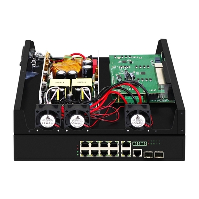 8 Port Poe Switch With 90W Managed 2*2.5Gb SFP Ports+2 Combo Ports POE Fiber Switch