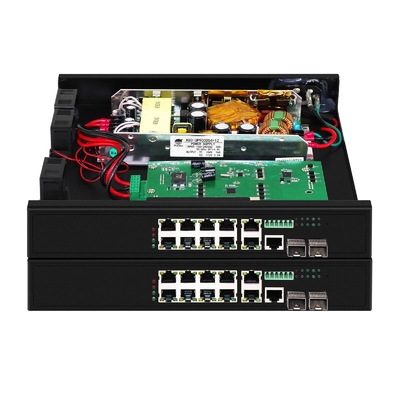 8 Port Poe Switch With 90W Managed 2*2.5Gb SFP Ports+2 Combo Ports POE Fiber Switch