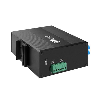 8 port optical fiber Switch managed industrial network switch witch D2*2B bypass