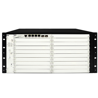 OTN DWDM 5U Chassis 20 Service Slots For 100G 200G 400G Transmission Dual Power Input