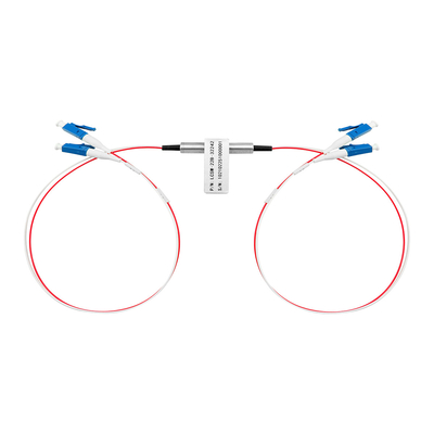 D2×2B Mechanical Optical Switch With LC Port Singlemode Bypass & Cross-Connect Design