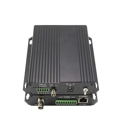 Multi-Service Fiber Converter Analog Video RS232/RS422 Data 10/100M Ethernet BiDI DC5V