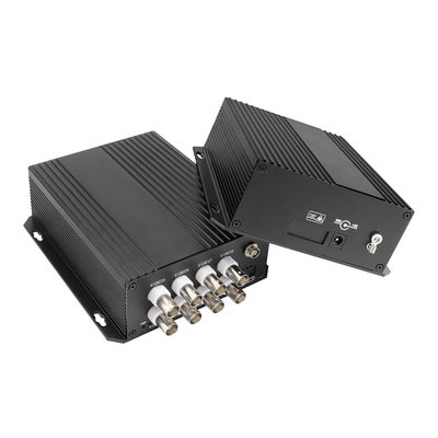 8 Port Analog Digital Fiber Optic Converter CCTV Monitoring Coaxial Video DC5V